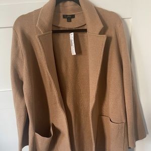 J. Crew Eloise Sweater-Blazer in Heather Khaki Size Medium